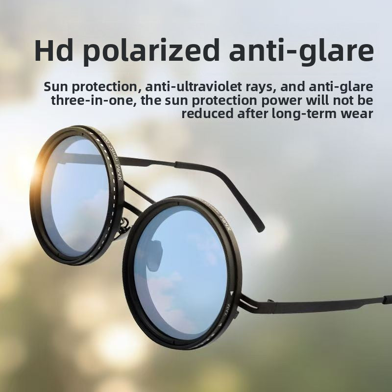 9-position adjustable sunglasses
